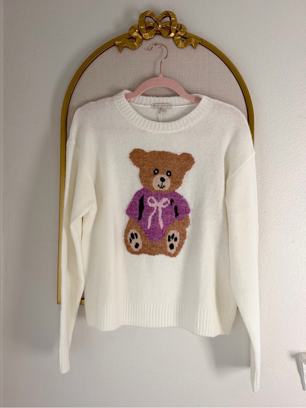 Simply Southern Sweater with Teddy Bear Design